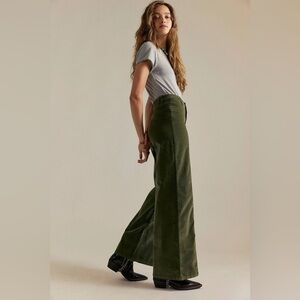 NWT FREE PEOPLE WE THE FREE Libre Cord Wide-Leg Jeans | MSRP $128